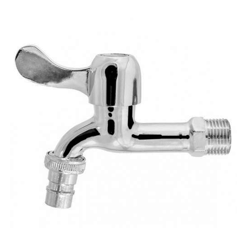 Специализированный кран WIANGI для умывальника 1/2", хром 11 см (флажковый)