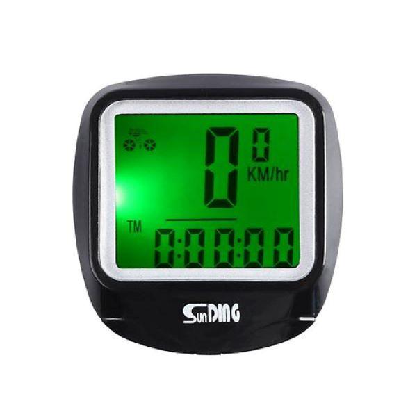 Велокомп'ютер Sun Ding SD-568 з підсвіткою екрану waterproof 23 функції Чорний