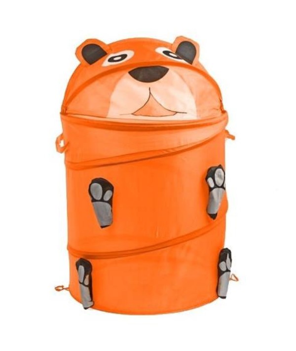 Кошик для іграшок Ведмедик Bambi 42 х 70 см Помаранчевий (0282-3R)