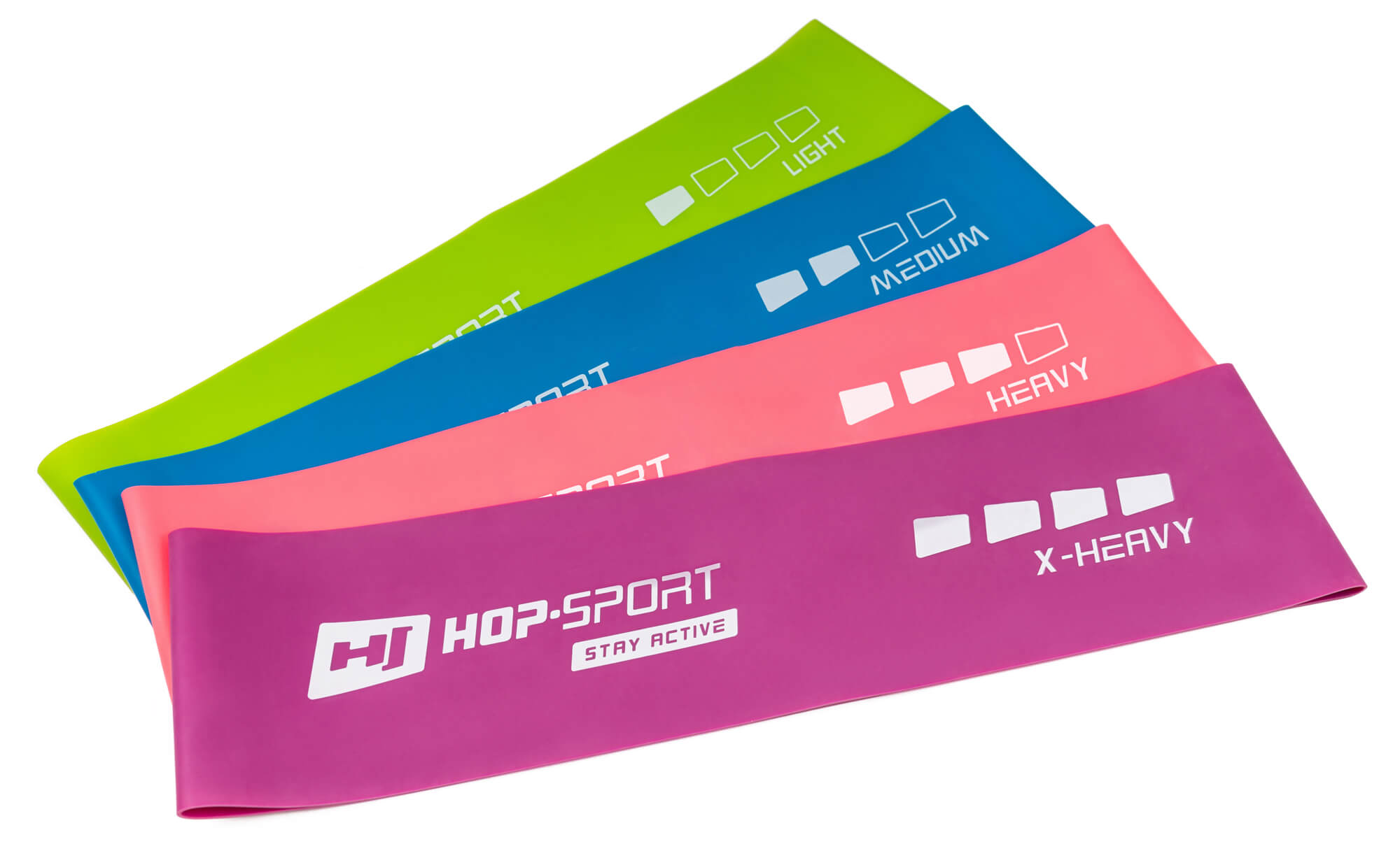 Набір гумок для фітнесу Hop-Sport 600x75mm HS-L675RL
