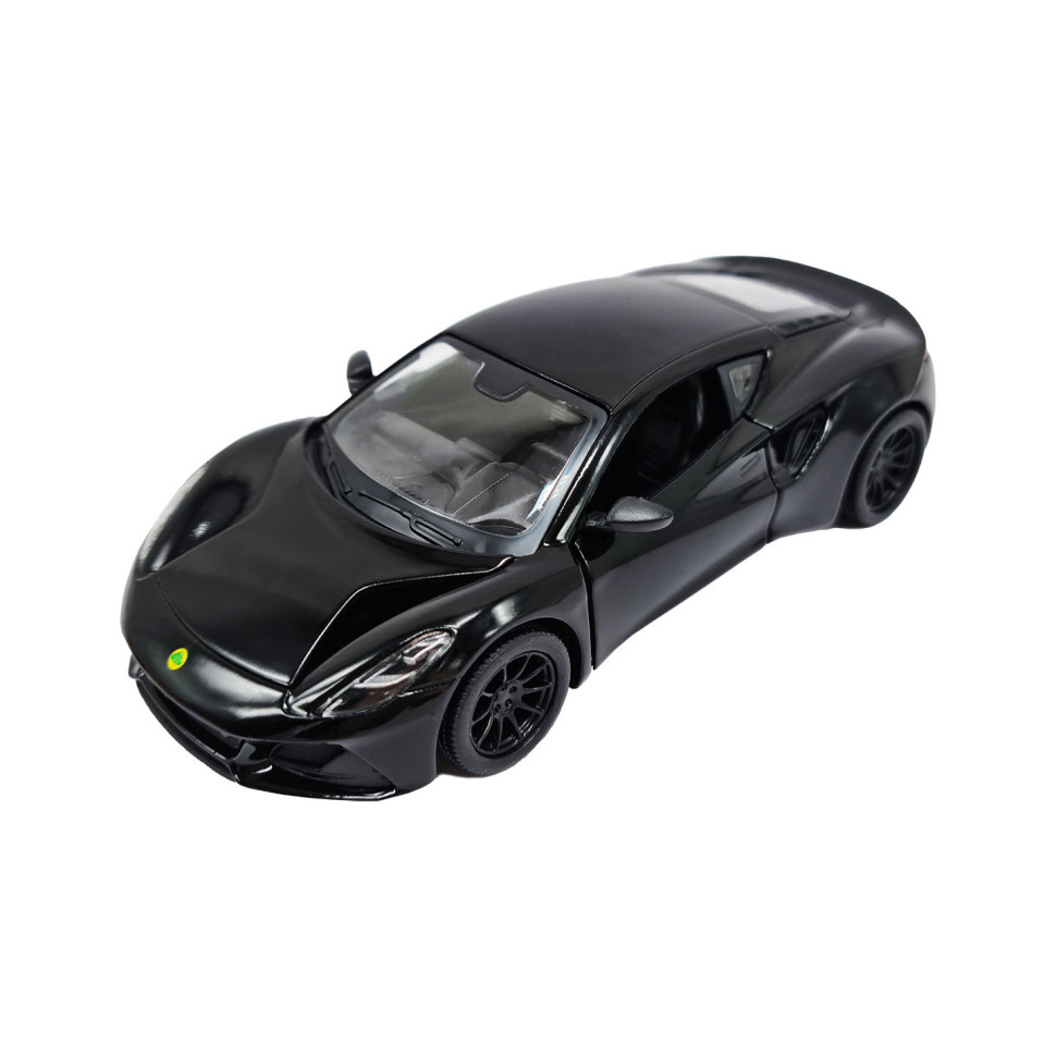 Инерционная машинка Lotus Emira Kinsmart KT5441W металлическая 13 см Черный