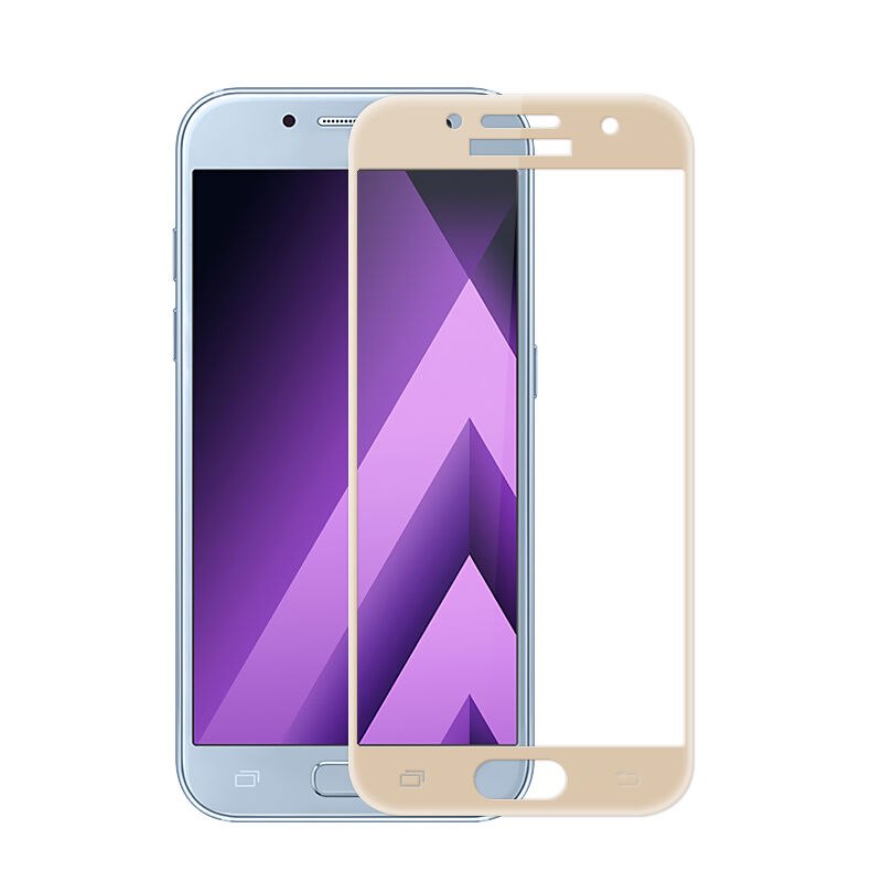 Захисне скло GLASS 3D для Samsung Galaxy A3 2017 A320 Gold (12175)