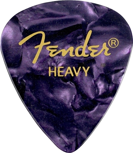 Медиаторы Fender 351 Shape Premium Celluloid Picks Heavy (12 шт.)