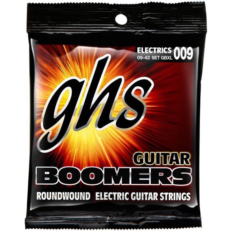 Струни для електрогітари GHS GBXL Boomers Extra Light Electric Guitar Strings 9/42