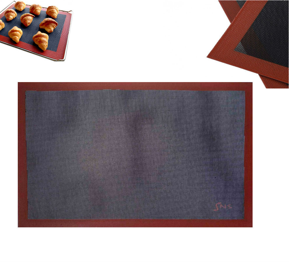 Силиконовый коврик для выпечки запекания коричневый 57 х 37 см SNS