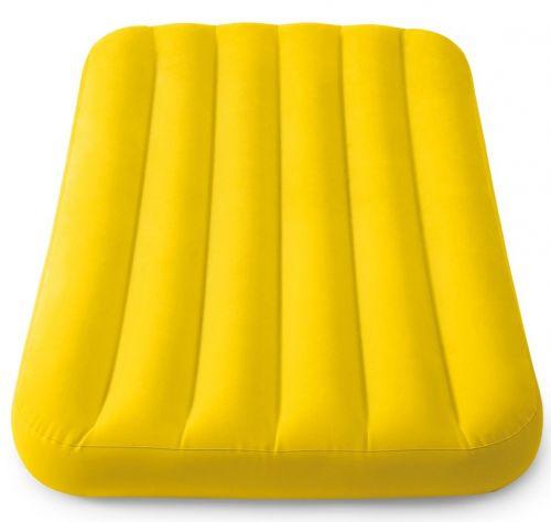 Матрац Intex (Інтекс) для плавання надувний, жовтий 66803NP