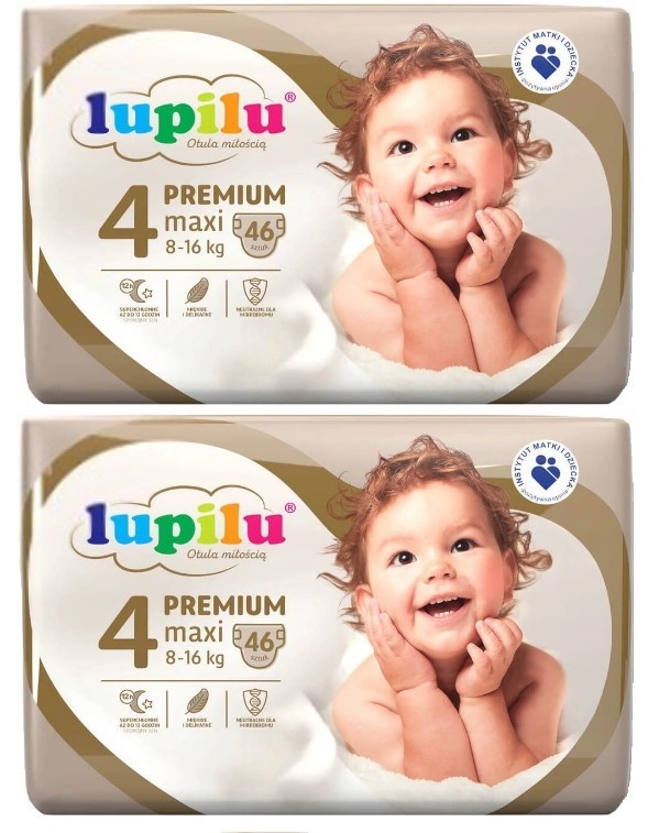 Підгузники Lupilu Premium Maxi 4 8-16 кг 92 шт