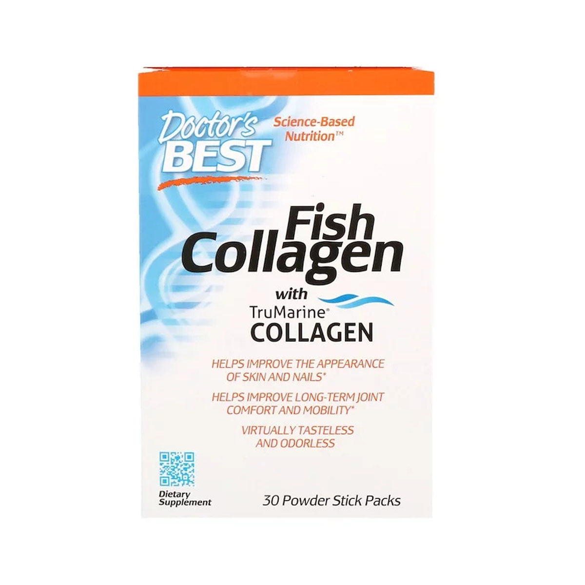 Риб'ячий Колаген, Fish Collagen, Doctor's Best, 30 пакетиків