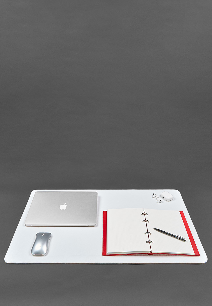 Коврик для рабочего стола 2.0 двухсторонний белый BlankNote