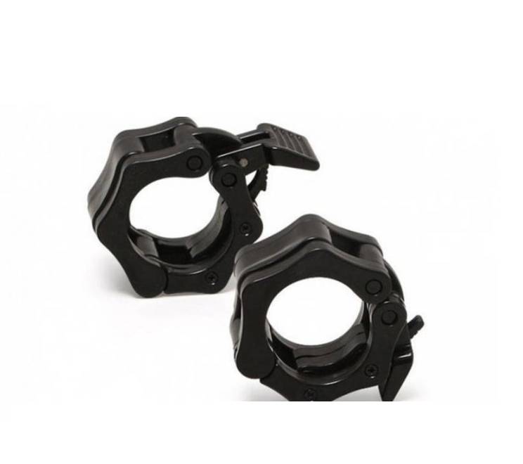 Замки (2шт) Lock-Jaw PRO з фіксатором для грифа 25мм Record TA-4600-25 Black (SKL0436)