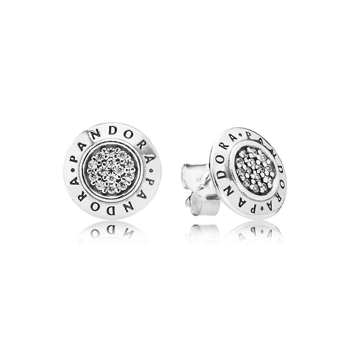 Срібні сережки з логотипом No Brand 290559CZ (1341787759)