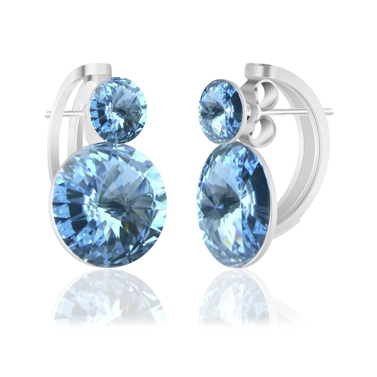 Сережки KOBI Mara із кристалами Swarovski (7440-6402-12-32)