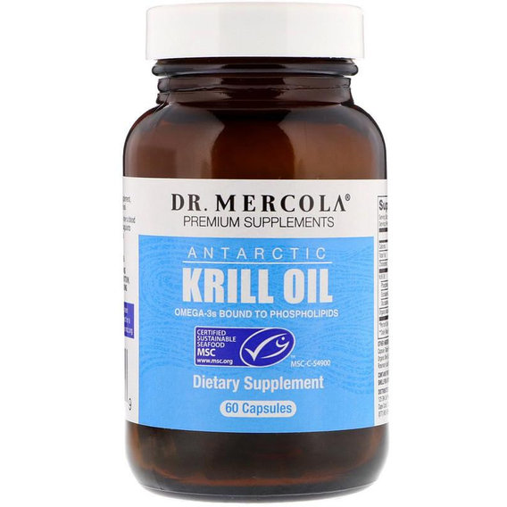 Масло криля Dr. Mercola Antarctic Krill Oil 60 Caps