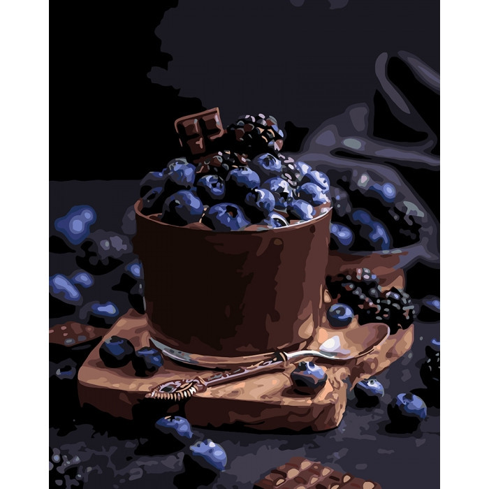 Картина за номерами Ідейка "Спокусливий десерт" 40х50 см KHO5574