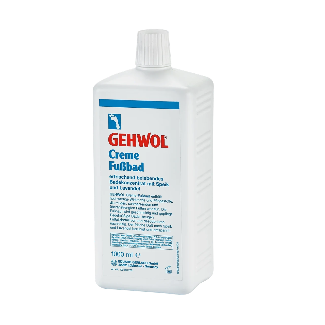 Крем-ванна для ног Gehwol Creme Fussbad Лаванда 1000 мл