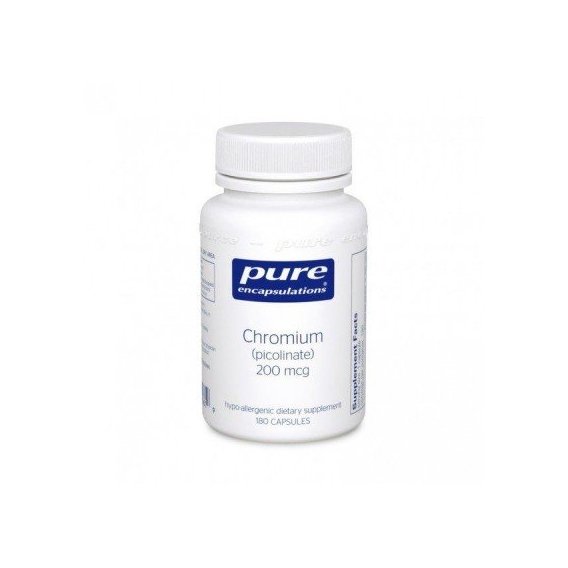 Микроэлемент Хром Pure Encapsulations Chromium (picolinate) 200 mcg 180 Caps PE-00061