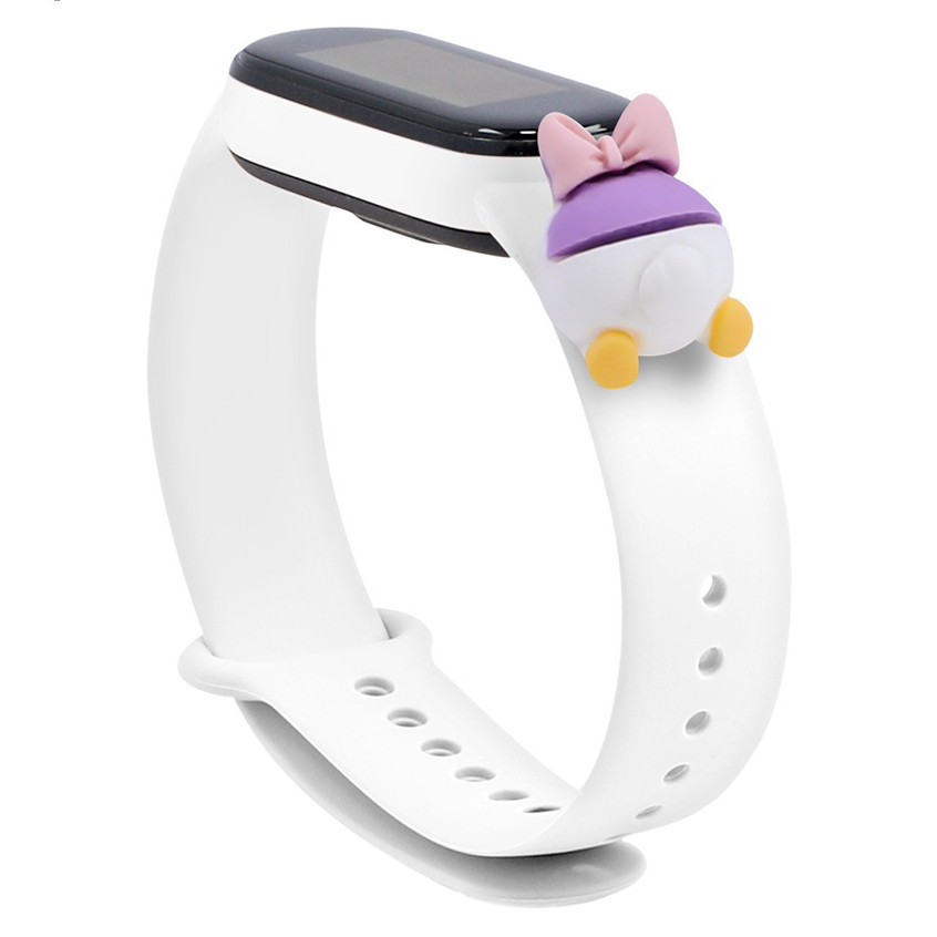 Ремінець Cartoon Strap для Xiaomi Mi Band 5/6 White Daisy