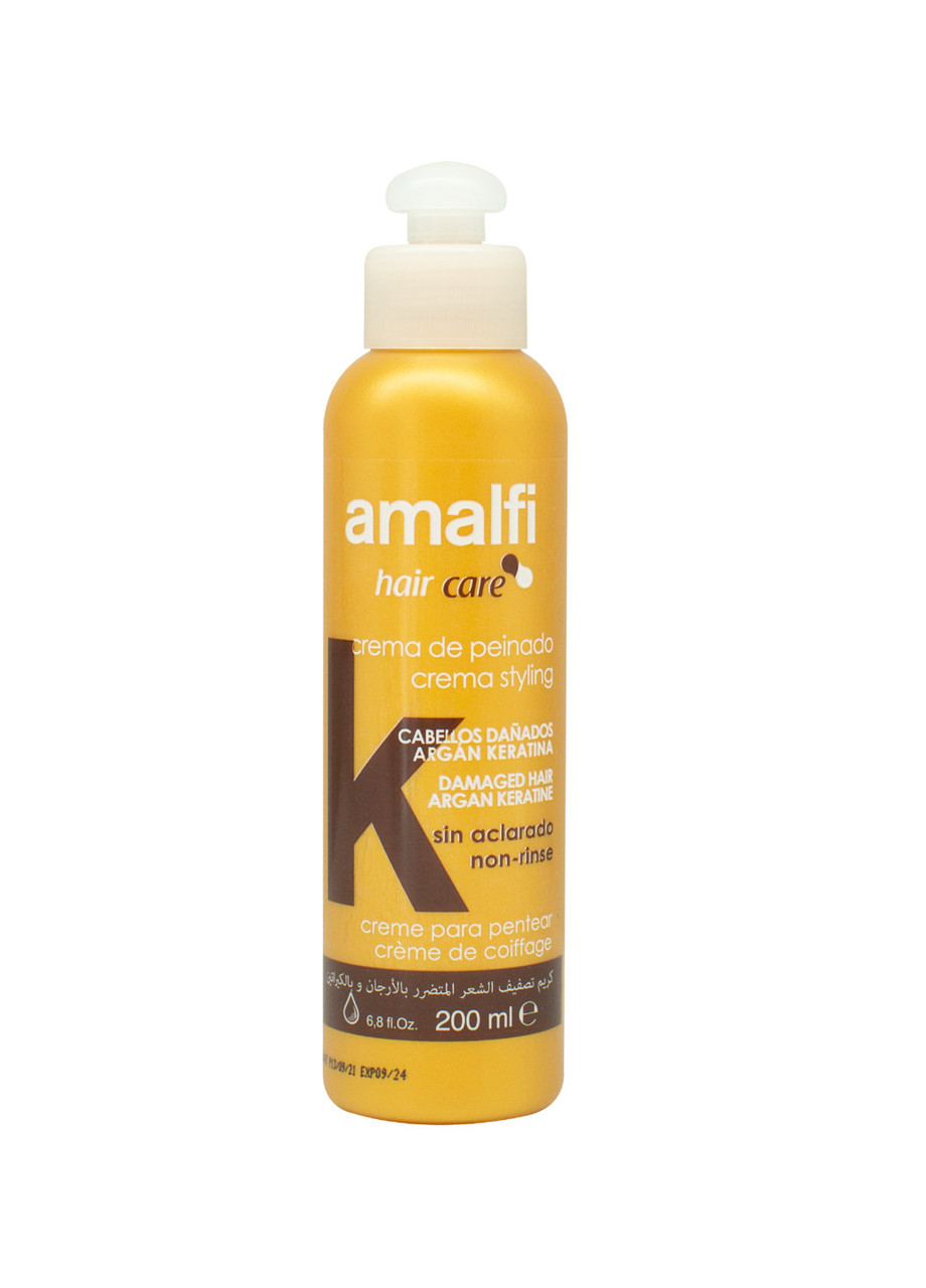 Стайлинг крем Amalfi для поврежденных волос Argan 200 мл
