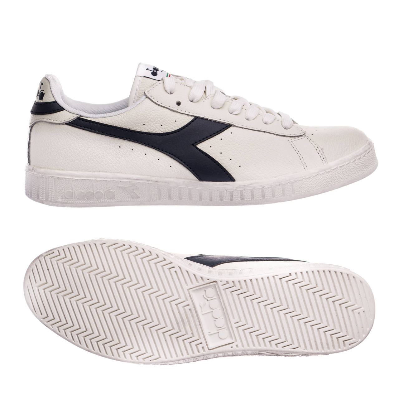 Кросівки Diadora Game L Low Waxed 43 Білий з чорним (mywF24503)