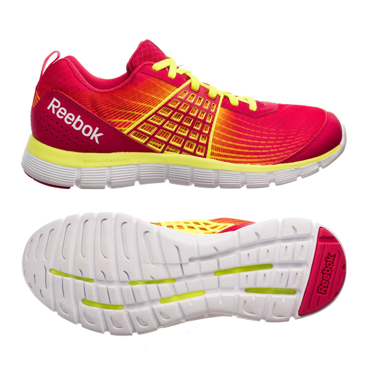 Кросівки Reebok Z Dual Rush 38.5 Рожеві з жовтим