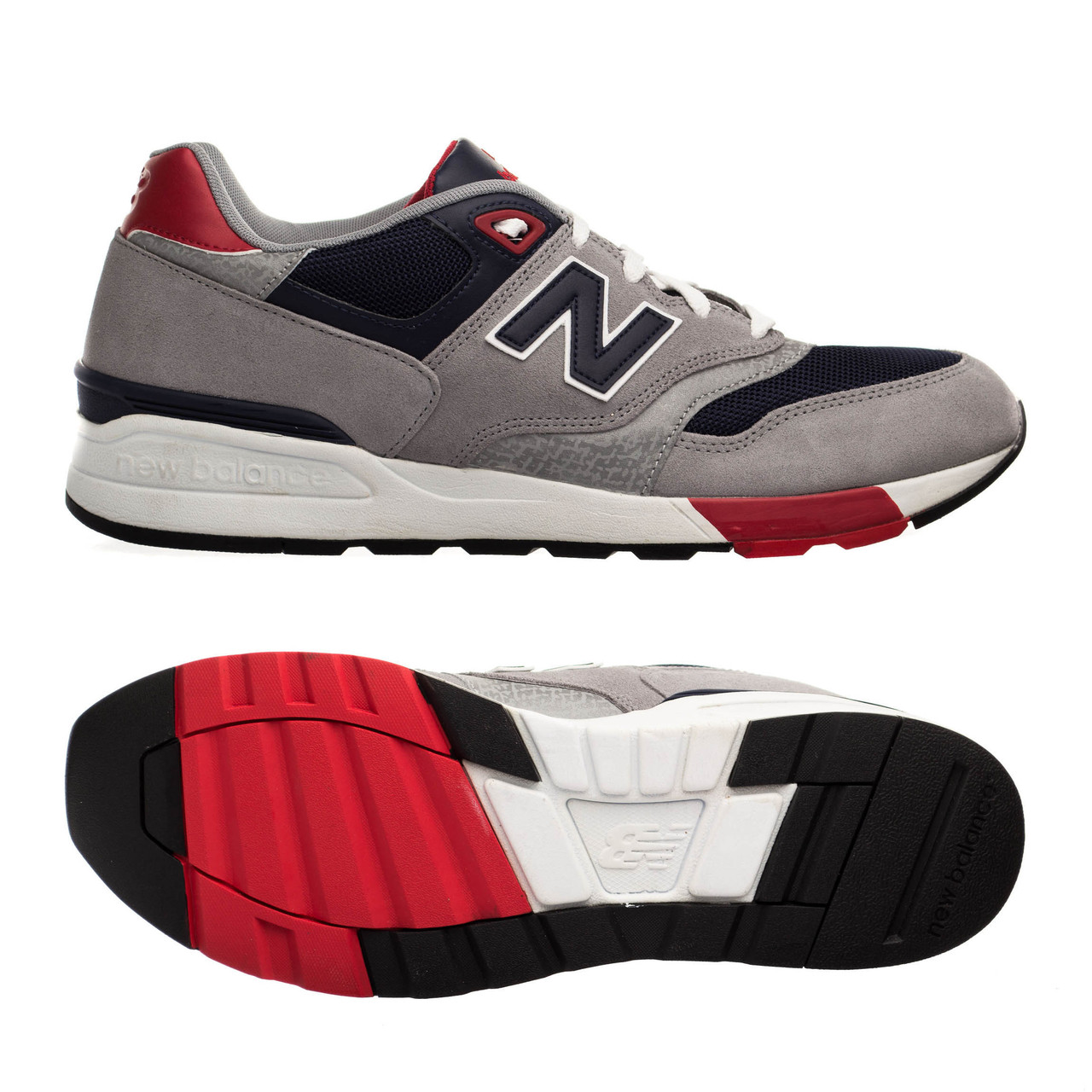 Кросівки New Balance ML597AAB р. 47.5 (31 см) Чорний з сірим (EVIv45221)
