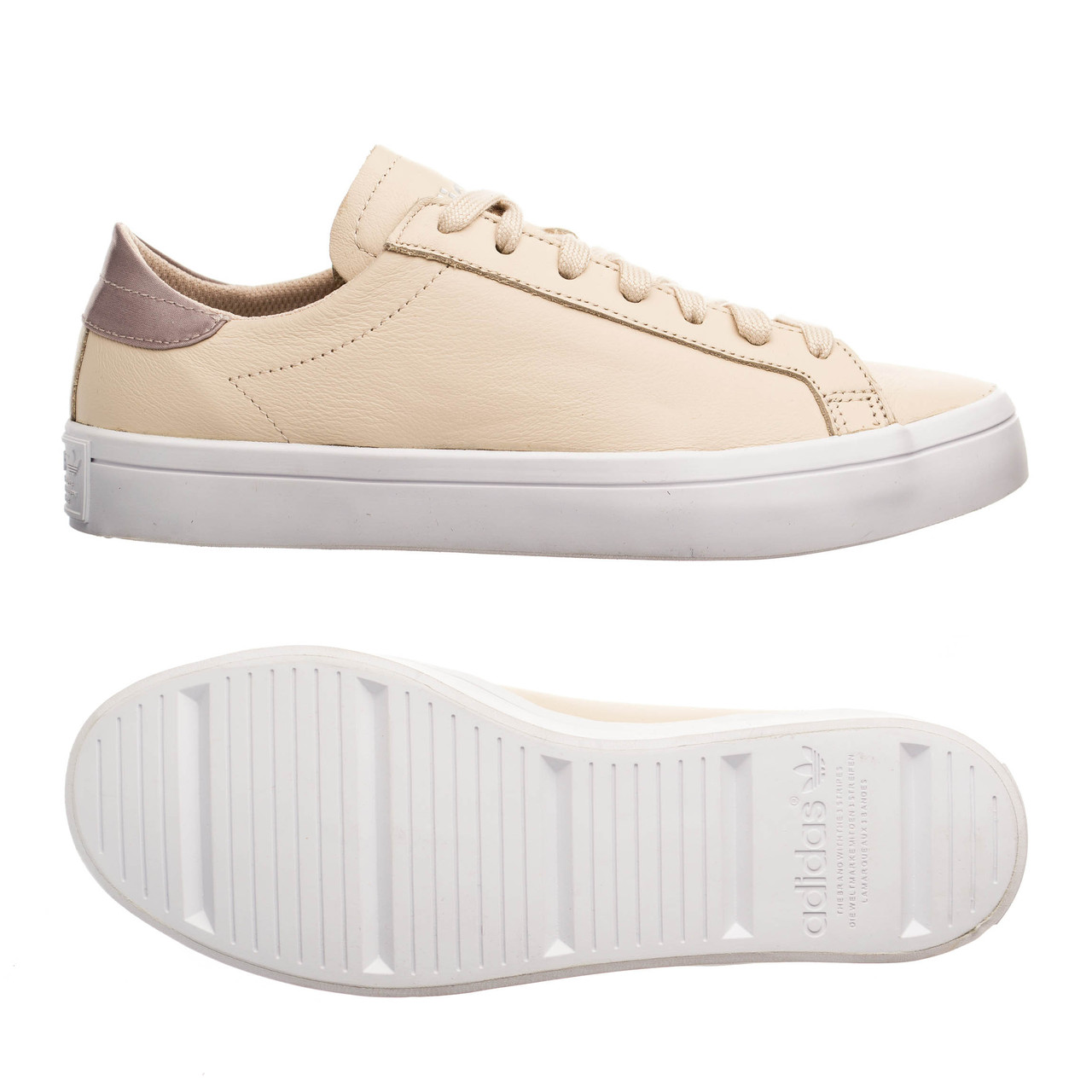 Кеді Adidas W Courtvantage 39.5 (24.5 см) Бежевий (eDEV67722)
