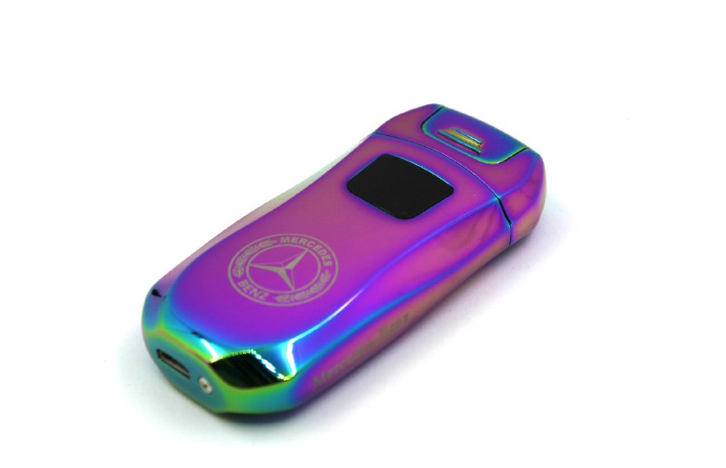 Электроимпульсная USB зажигалка с логотипом Mercedess Hameleon (200857)