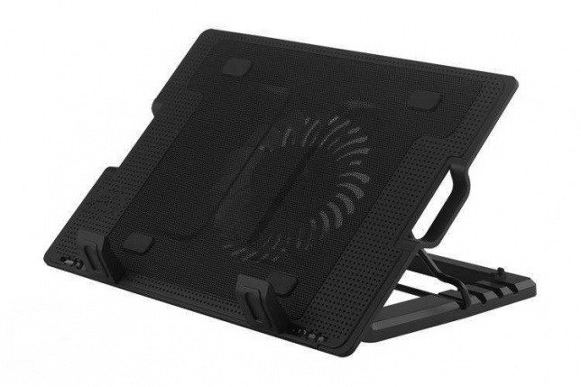 Підставка для ноутбука Ergostand із охолодженням Чорний (3543543)
