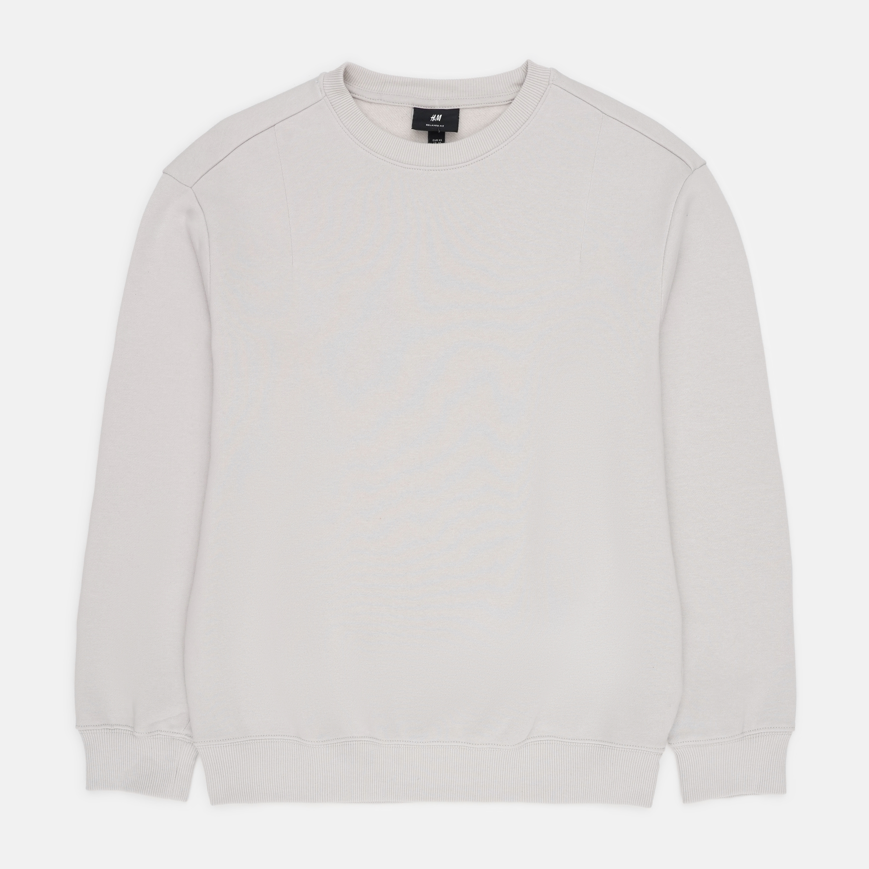 Свитшот мужской H&M 9708185 XS Серо-бежевый (2030000300105)