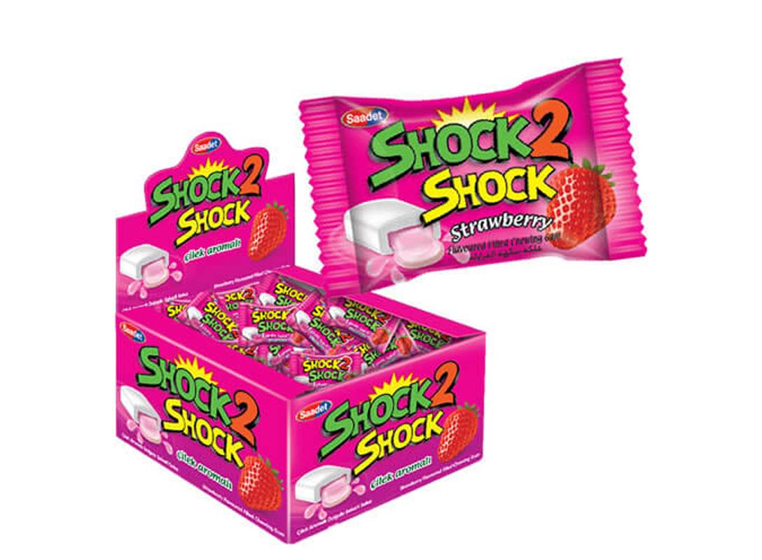 Блок жуйок Shock 2 Shock Полуниця 229-18425314