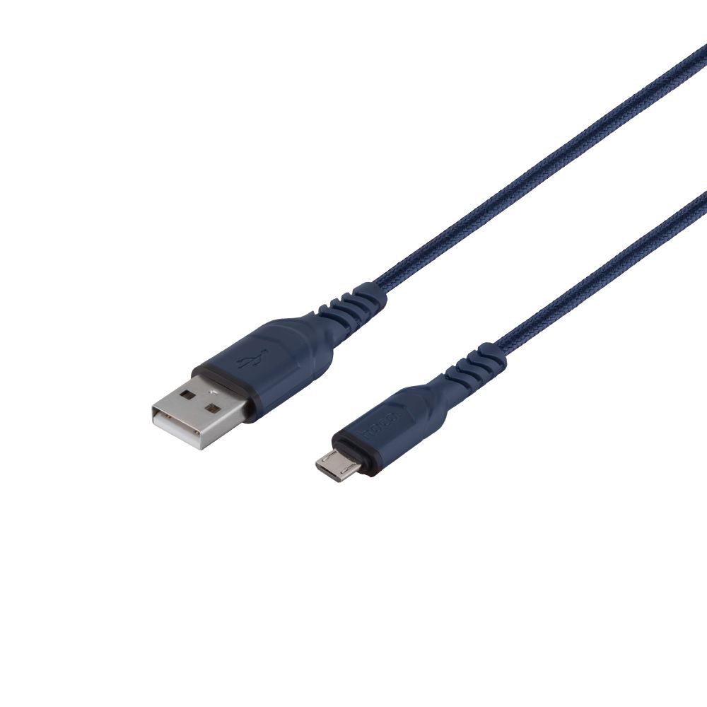 Кабель Hoco X59 Victory USB – Micro USB 2.4А 1 m Синій