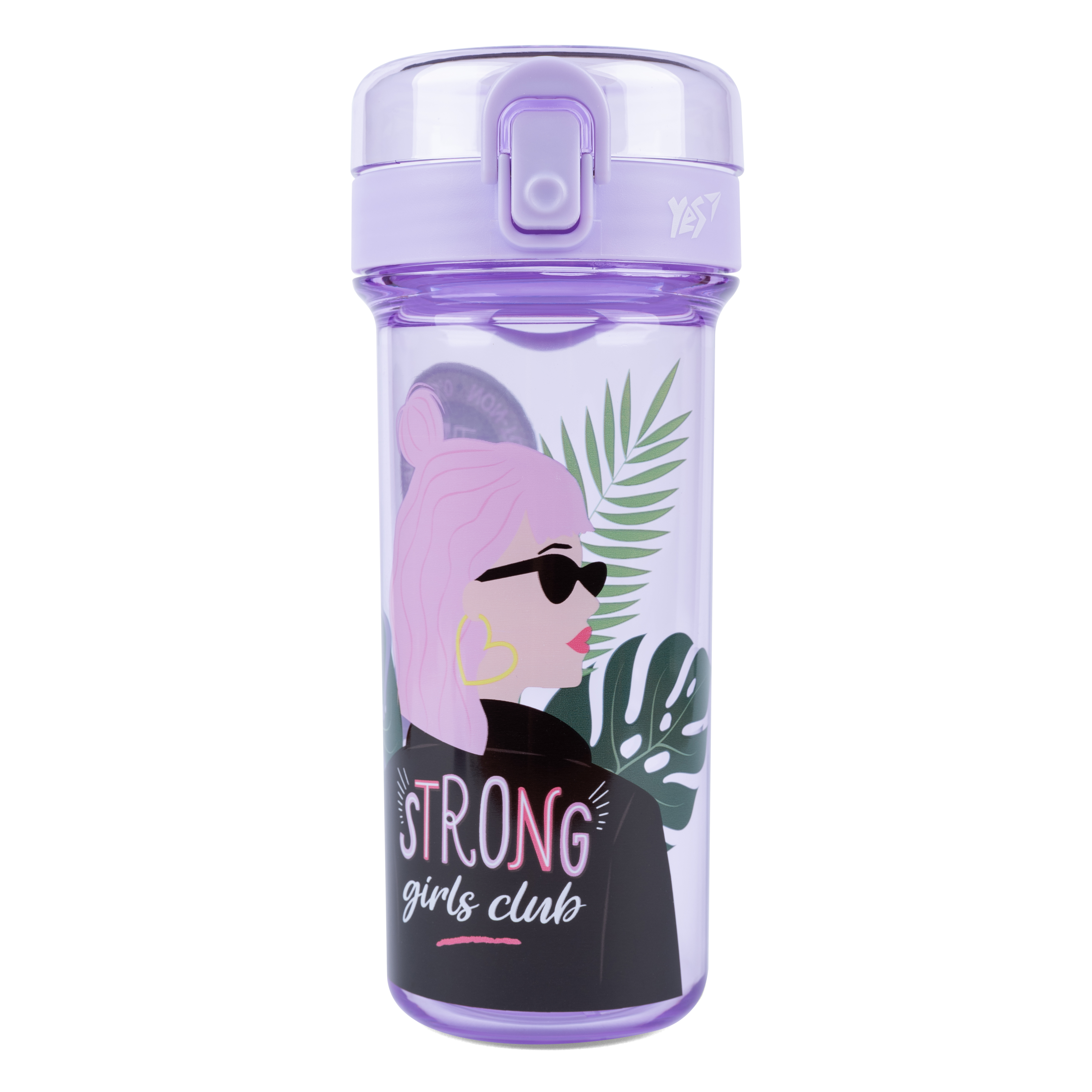 Бутылка для воды YES Strong Girls 430мл (707629N)