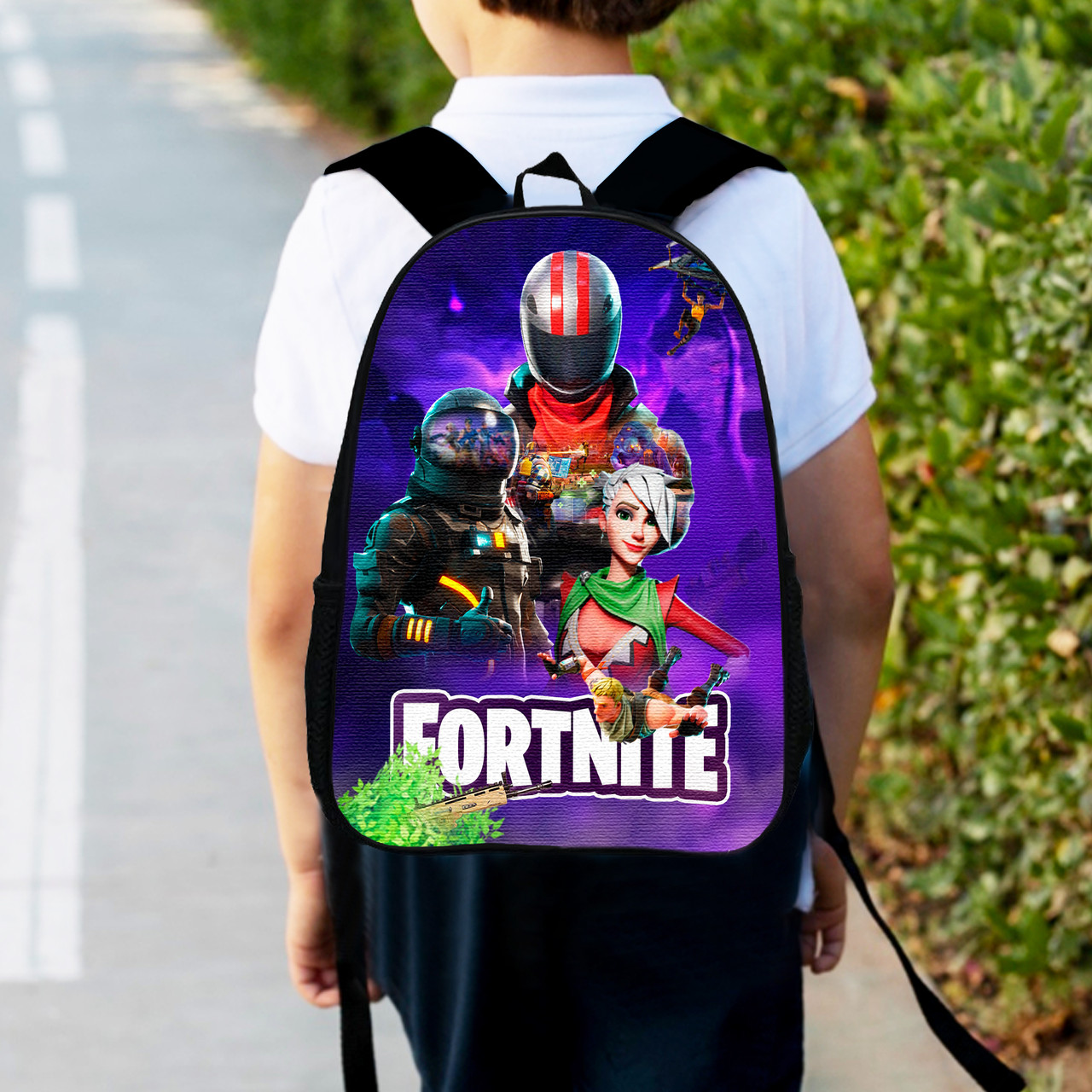 Дитячий рюкзак Fortnite 34х27х13 см, водостійкий поліестер, різнокольоровий