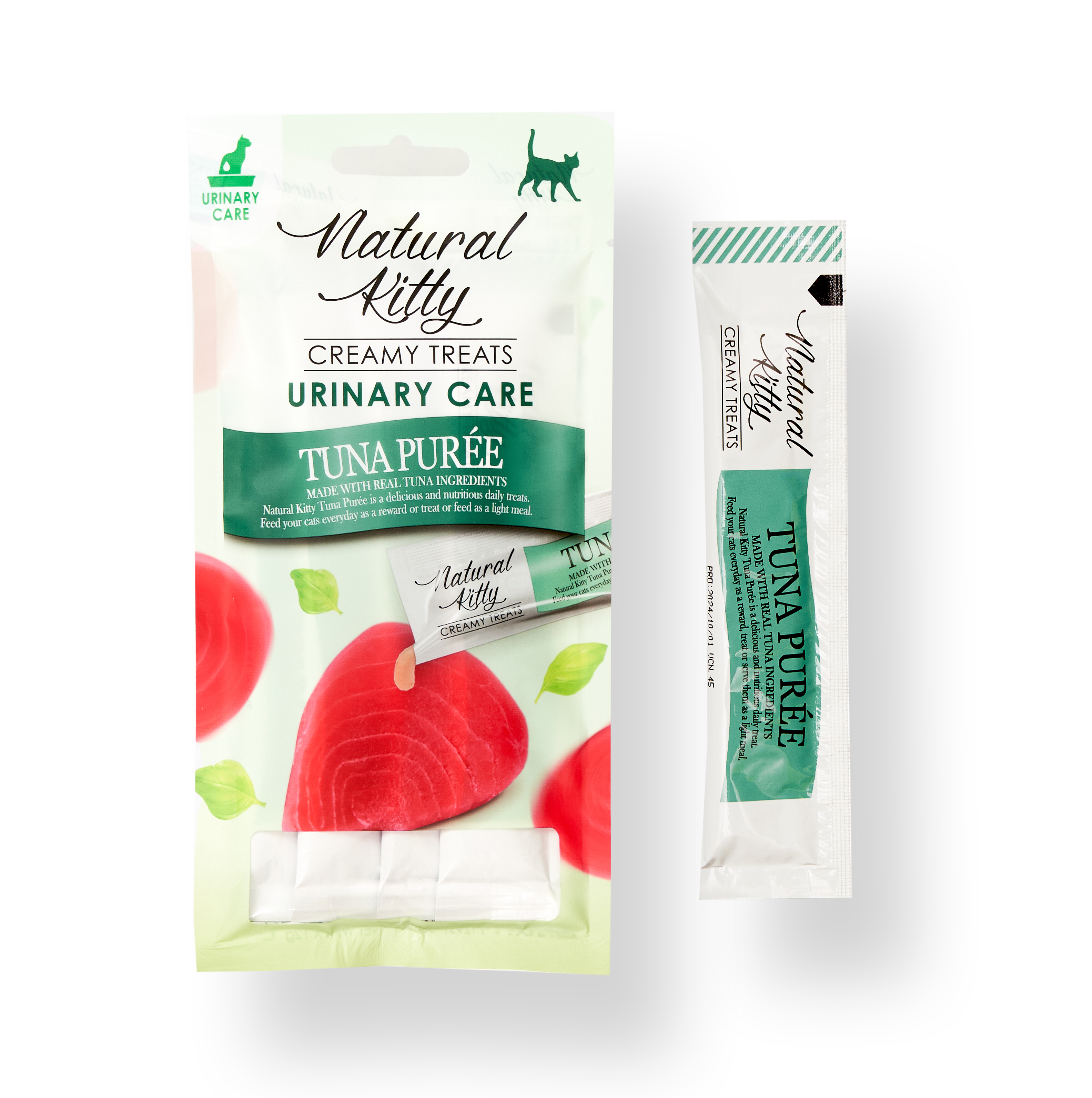 Пюре для котов Natural Kitty Уход за мочевыводящими путями Тунец 4х12 г (SNK24013)
