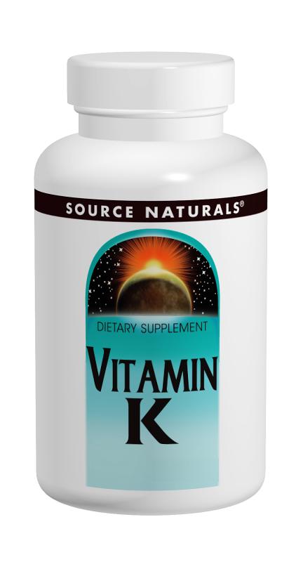 Витамин К Source Naturals 500 мкг 200 таблеток (SN1450)