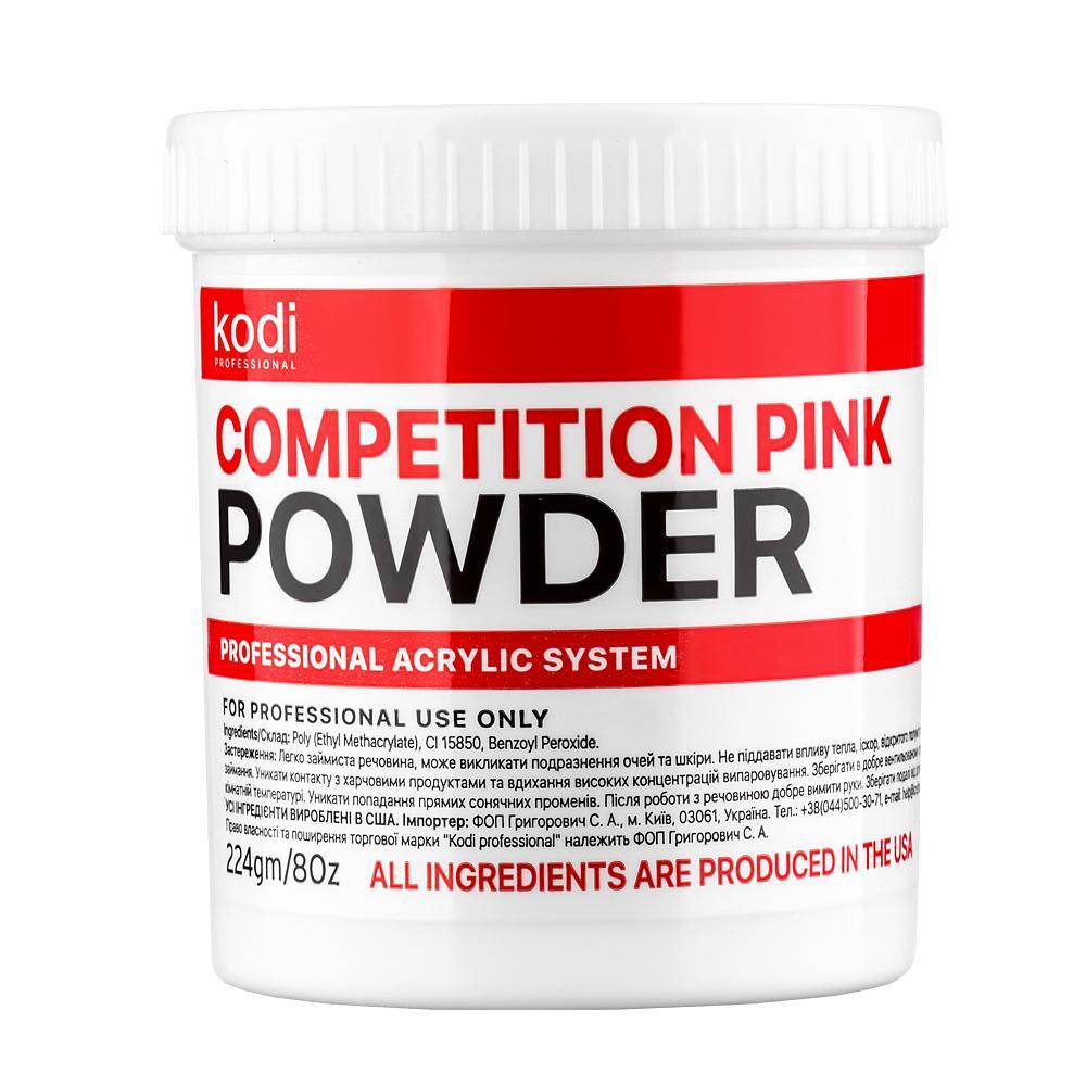Акриловая пудра Kodi Professional Competition Pink Powder 224 г Прозрачно-розовый (00-00062083)