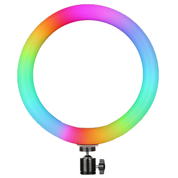 Кільцева лампа для селфі Ring Light MJ26 RGB LED 26 см