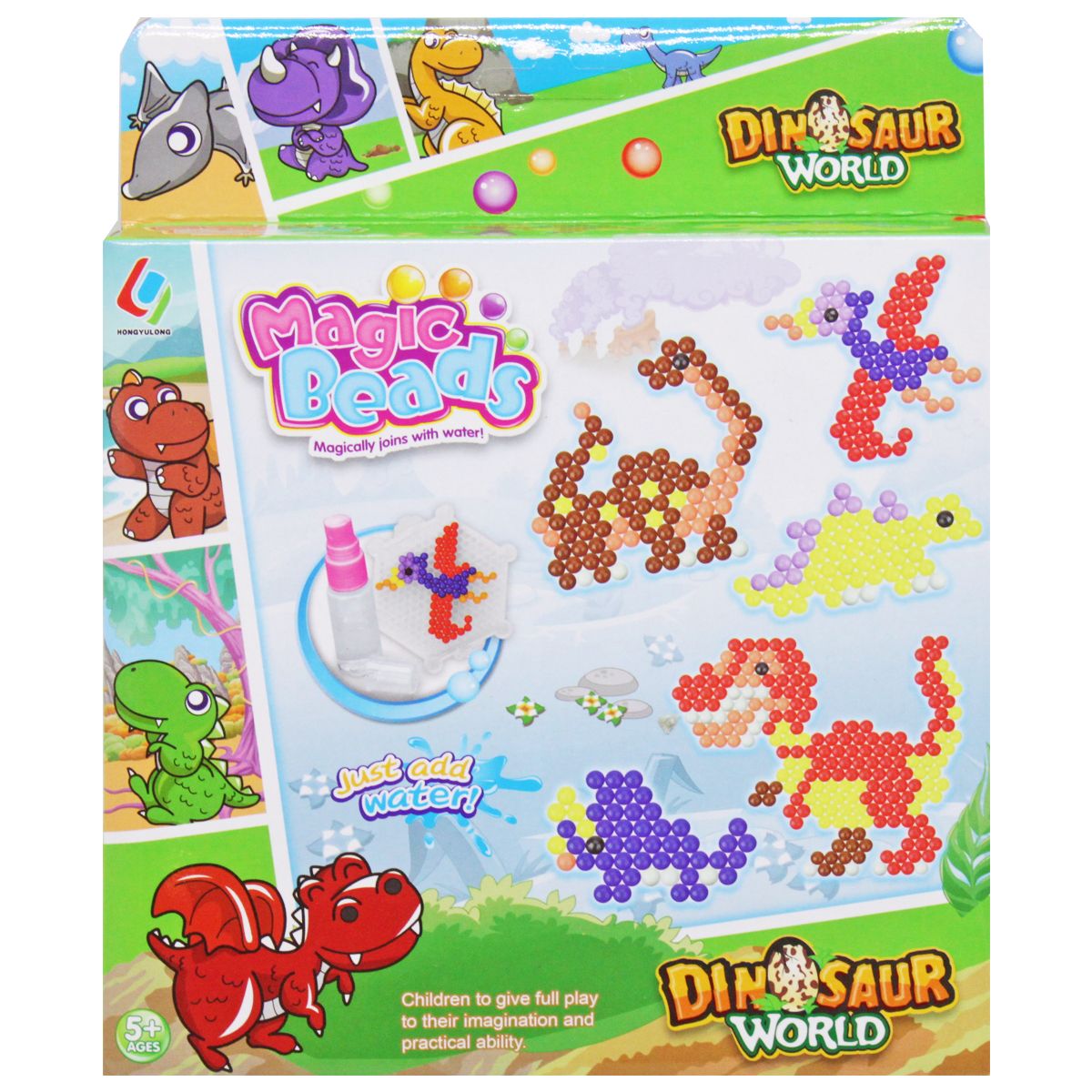 Аквамозаика MiC Magic Beads Динозавры (8202-03-04)