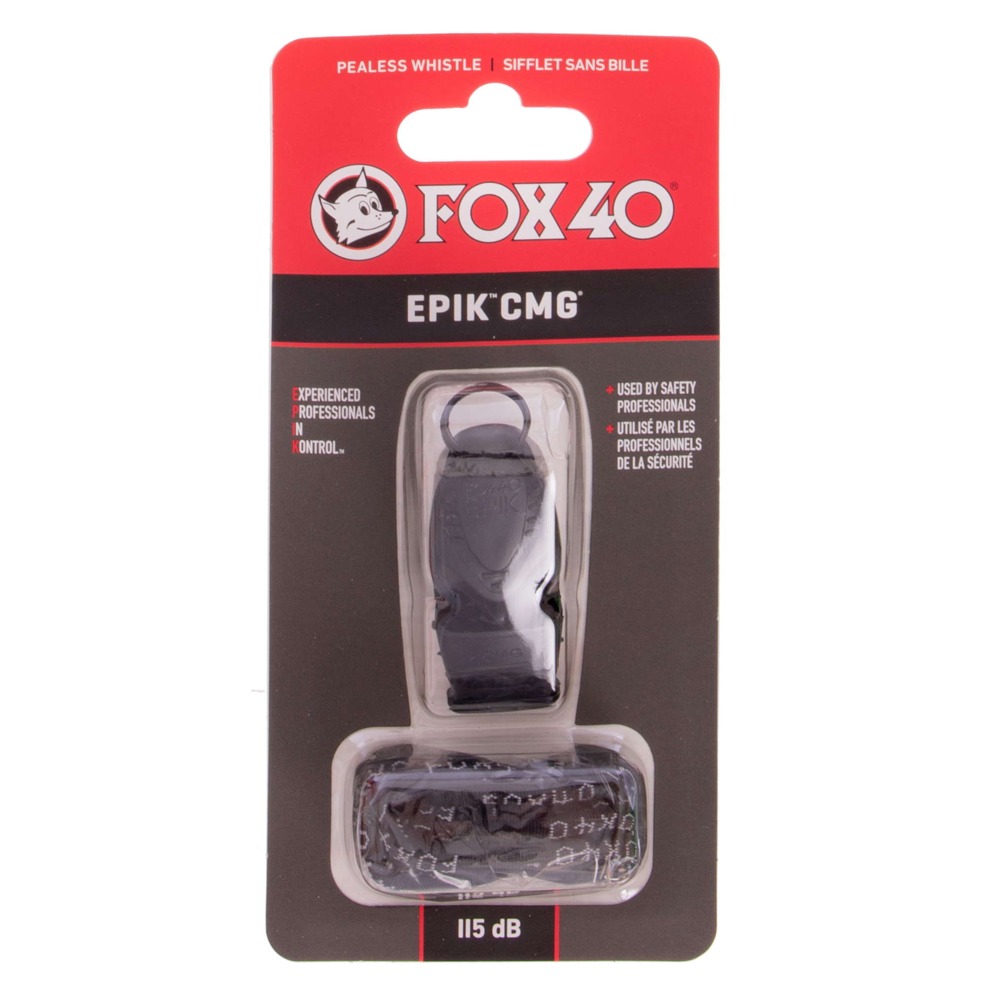 Свисток судейский пластиковый FOX40-EPIK CMG Черный
