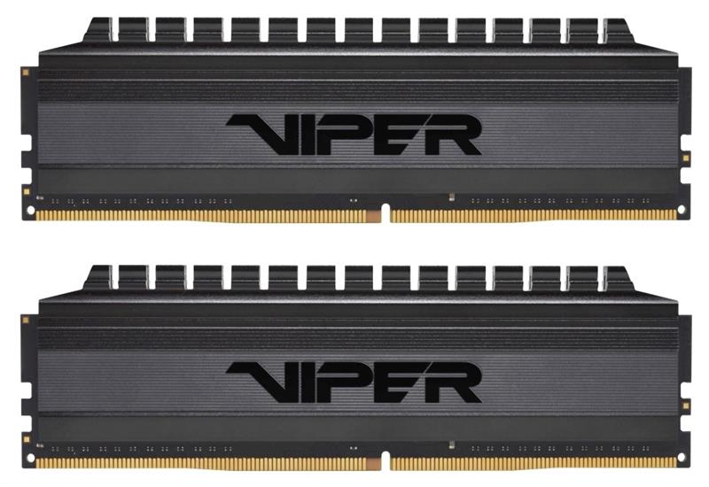 Модуль пам'яті DDR4 2x8GB/3600 Patriot Viper 4 Blackout (PVB416G360C8K)