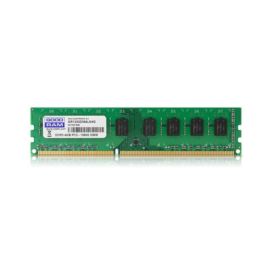 Оперативна пам'ять Goodram DDR3 4GB 1333 MHz GR1333D364L9/4G (F00166821)