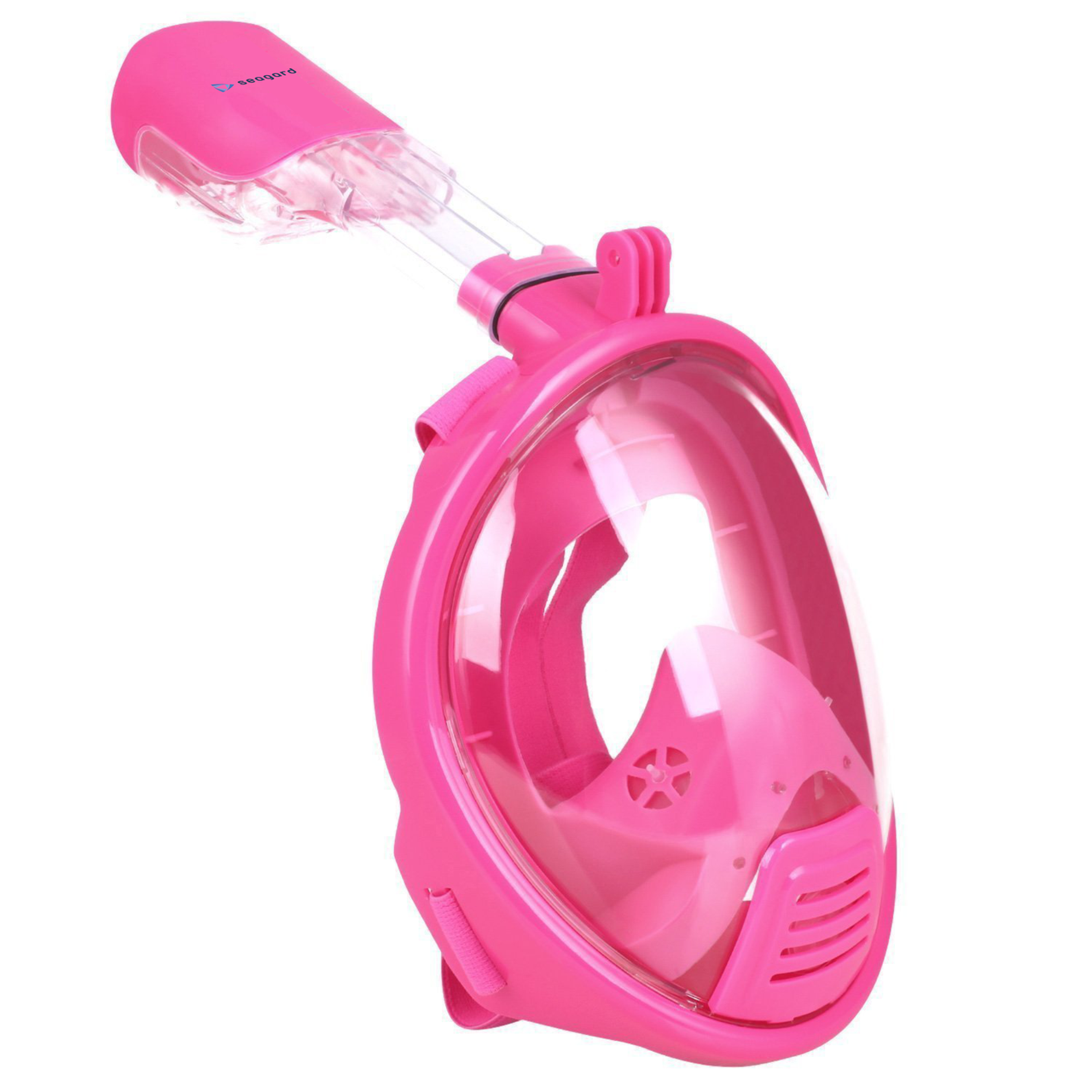 Дитяча маска для плавання Seagard Easybreath II з кріпленням для камери XS Рожева (SUN1011)