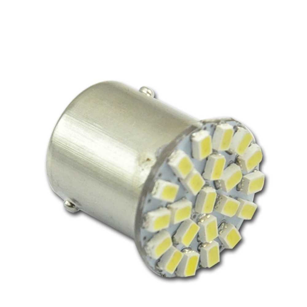 Светодиодная лампа AllLight T25/5 22 диода 1206 1157 BA15S 12V WHITE