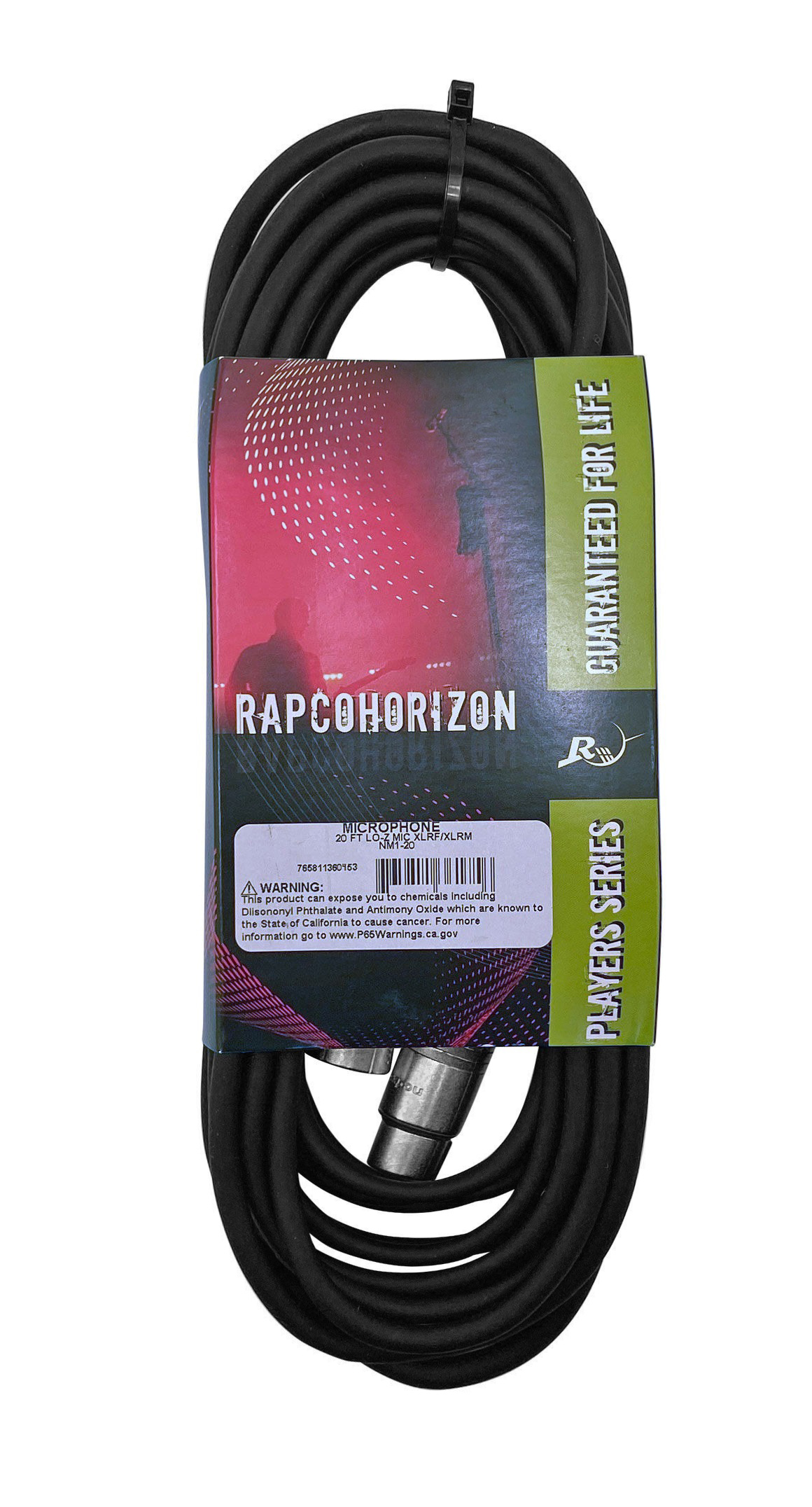 Кабель мікрофонний Rapco Horizon NM1-20 Microphone Cable 6.1m (20ft)