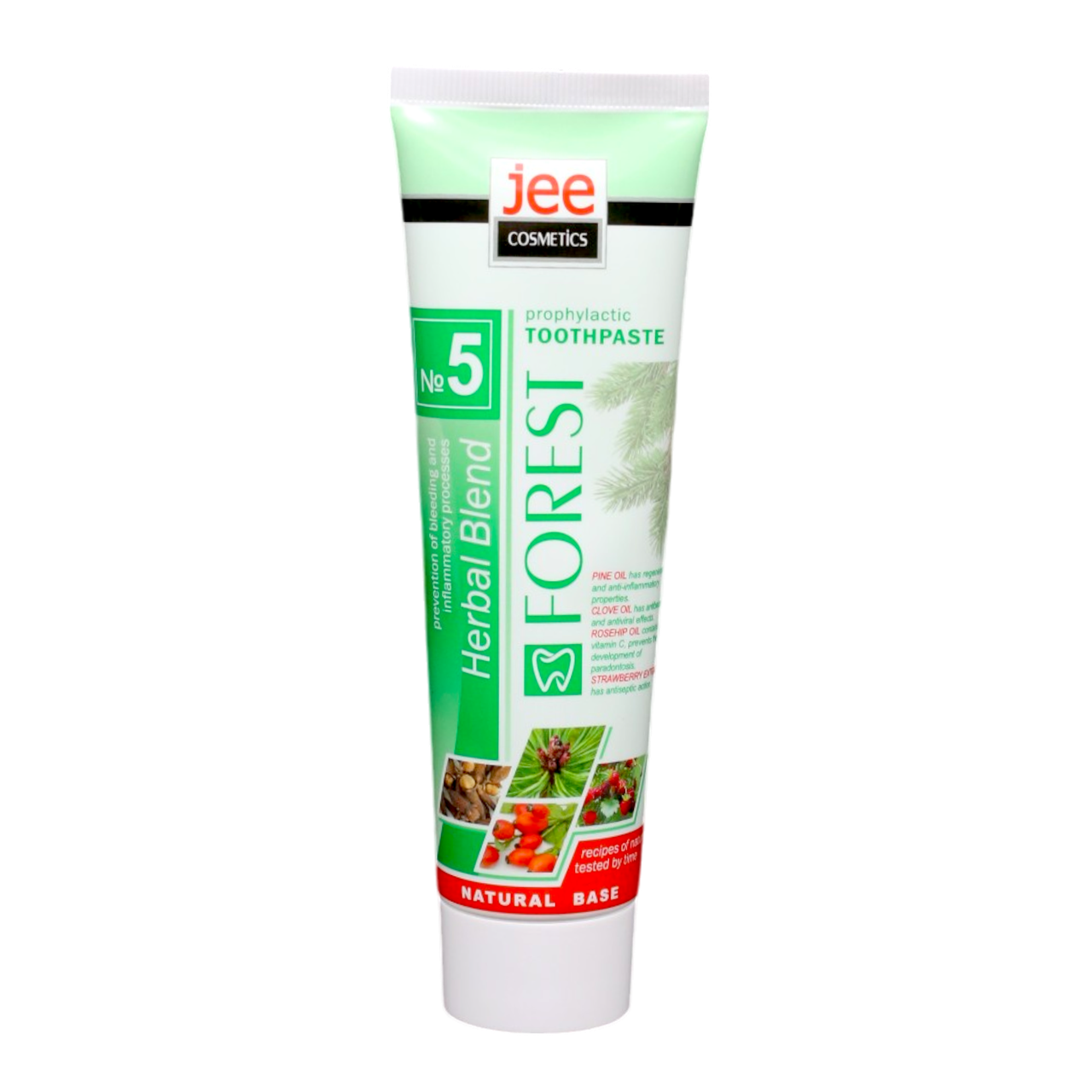 Зубная паста Jee Cosmetics Лечебный сбор №5 100 мл
