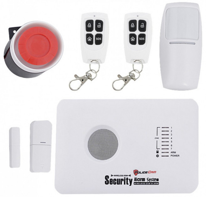 Комплект сигнализации GSM Alarm System G10C modern conect Белый (GGFBVVCYYYD68WJN)