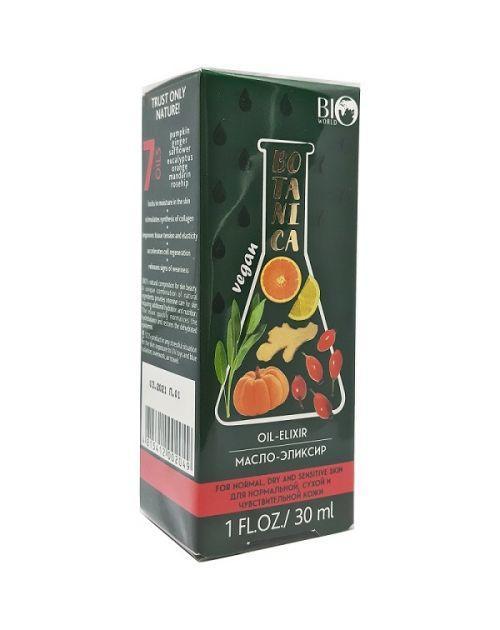 Олія-еліксир BioWorld Botanica для нормальної/сухої та чутливої ​​шкіри 30 мл (hub_OnfN17999)
