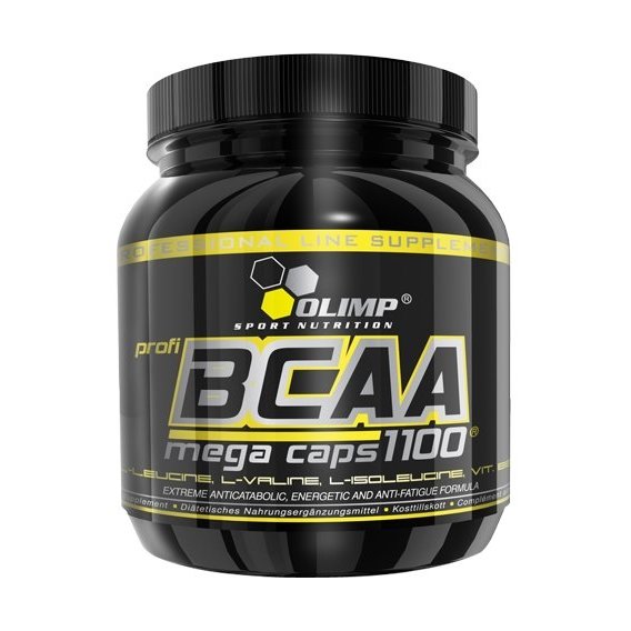 Аминокислота BCAA для спорта Olimp Nutrition BCAA Mega caps 1100 300 Caps