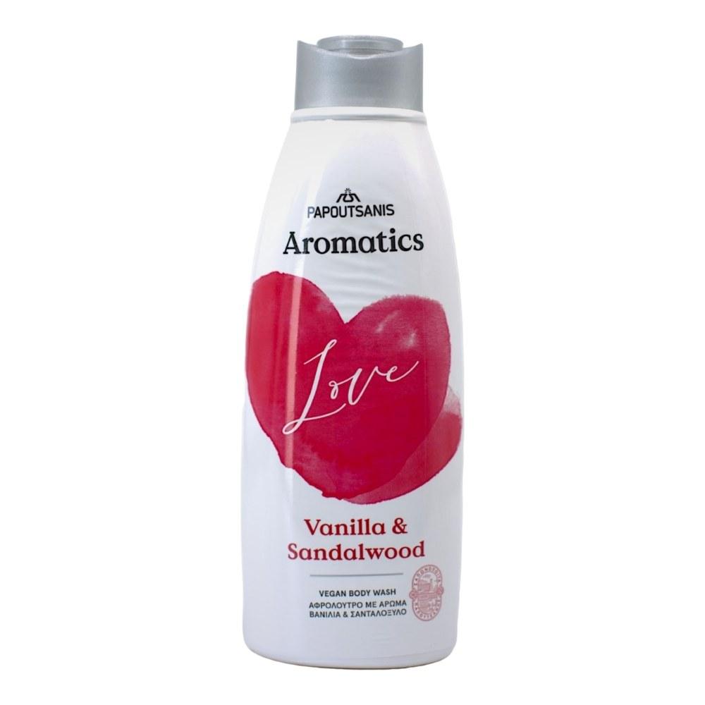 Гель для душа Aromatics Vegan Love Ваниль и Сандаловое дерево 600 мл
