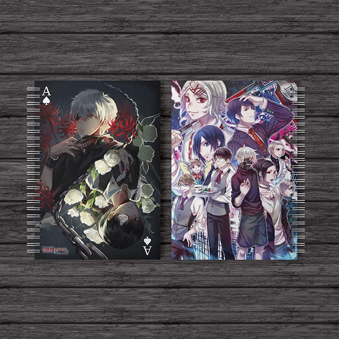Скетчбук Токийский Гуль, Кэн Канэки - Tokyo Ghoul, Ken Kaneki (8423) Fan Girl